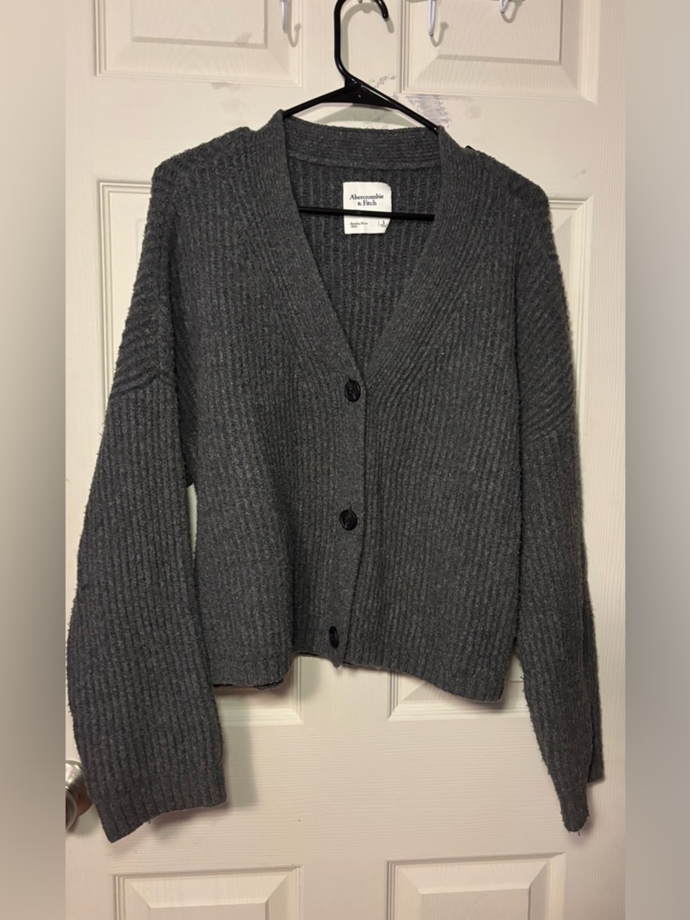 Abercrombie & Fitch Ribbed Cardigan Sweater